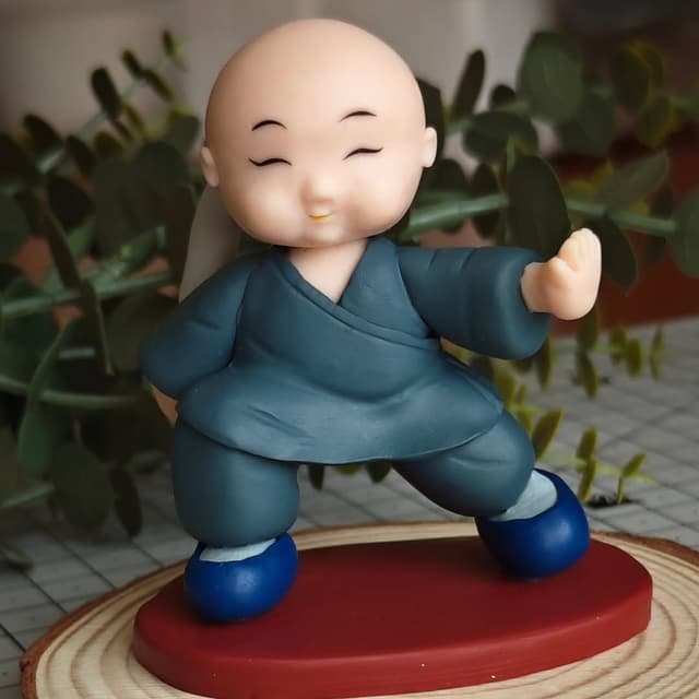 Custom Polymer Clay Baby Buddha