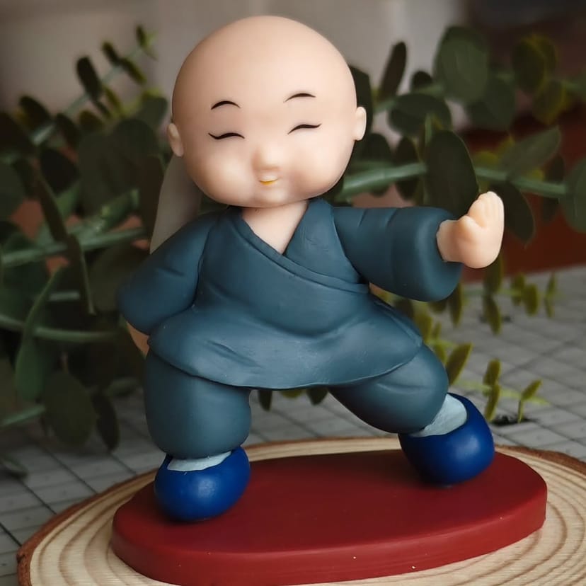 Custom Polymer Clay Baby Buddha